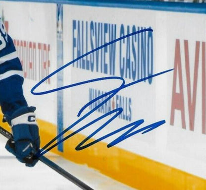 Signed Fraser Minten  Toronto Maple Leafs Autographed  8x10 Photo #2 Original