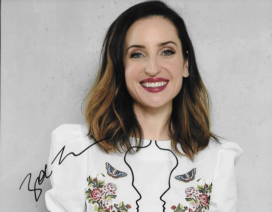 Photo 8x10 signée Zoe Lister-Jones Actrice Réalisatrice Autographiée #3 Original