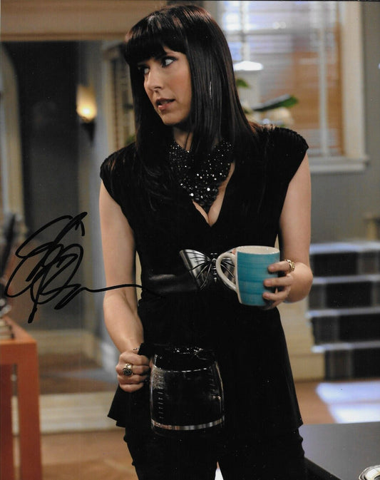 Photo 8x10 signée par l'actrice Edi Patterson et les vice-principaux, n° 3, originale