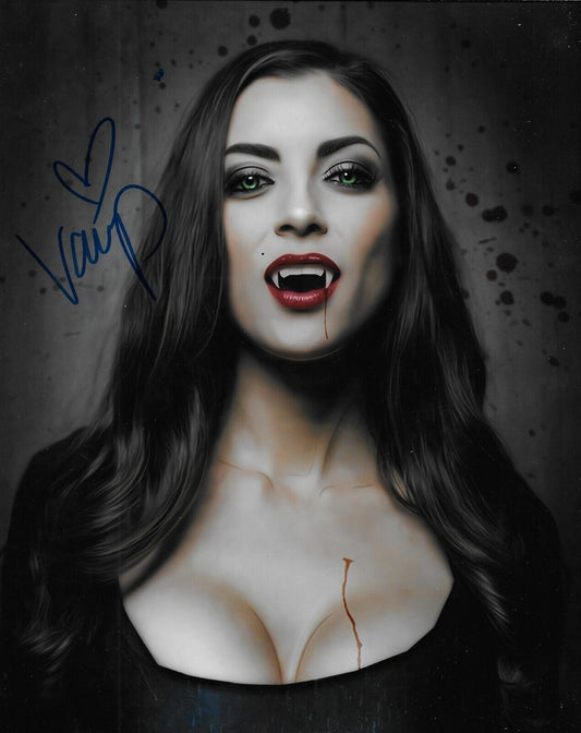 Signed LeeAnna Vamp Actress Cosplay  Ghosting Autographed 8x10 Photo #3 Original