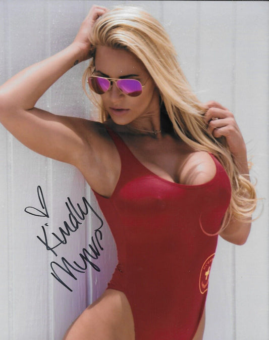 Signé avec gentillesse Myers Modèle Playboy Autographié 8x10 Photo #3 Original