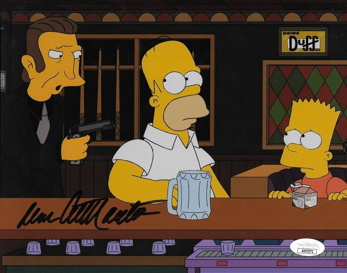 Signed Dan Castellaneta Homer Simpson 8x10 Photo #2 with JSA Authentication