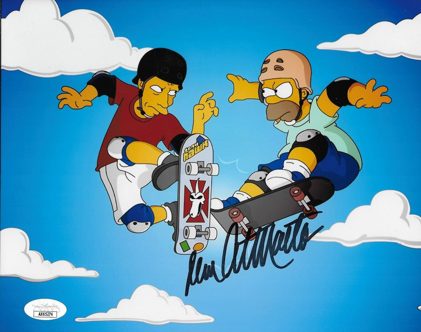 Photo 8x10 signée par Dan Castellaneta, Homer Simpson #3 avec authentification JSA