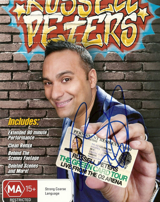 Signed Russell Peters Actor Comedian Autographed 8x10 Photo #5 Original