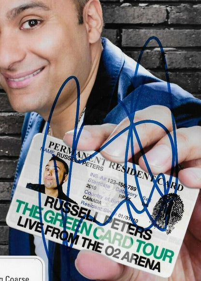 Signed Russell Peters Actor Comedian Autographed 8x10 Photo #5 Original