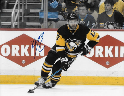 Signed Bryan Rust Pittsburgh Penguins Autographed 8x10 Photo #1 Original