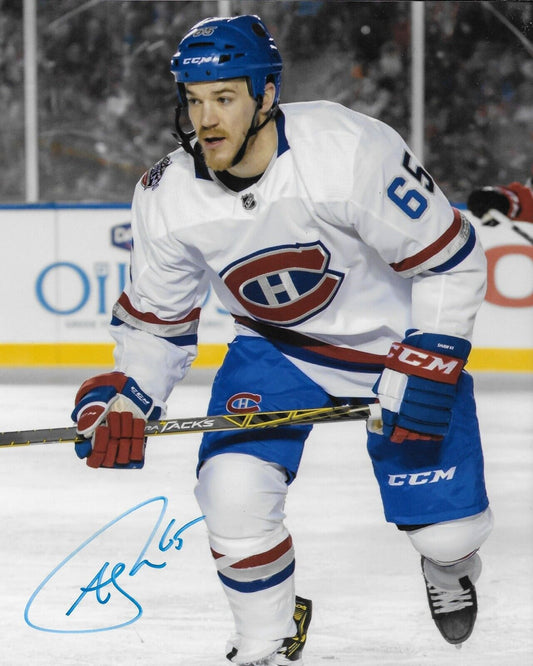 Signed Andrew Shaw Montreal Canadiens Autographed 8x10 Photo #1 Original