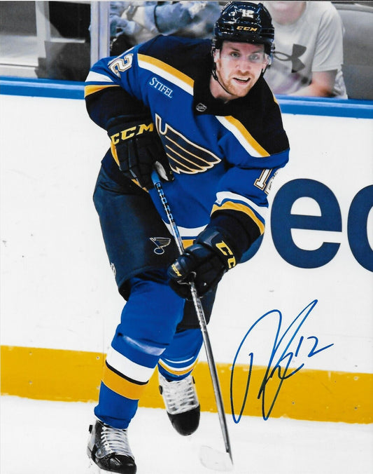 Signed Radek Faksa St. Louis Blues Autographed 8x10 Photo #1 Original