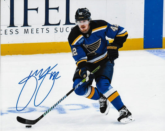 Signed Kasperi Kapanen St. Louis Blues Autographed 8x10 Photo #1 Original