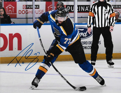 Signed Pierre Olivier Joseph St. Louis Blues Autographed 8x10 Photo #1 Original