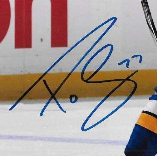 Signed Pierre Olivier Joseph St. Louis Blues Autographed 8x10 Photo #1 Original