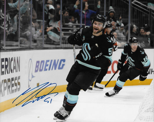 Signed Shane Wright Seattle Kraken Autographed 8x10 Photo #2 Original