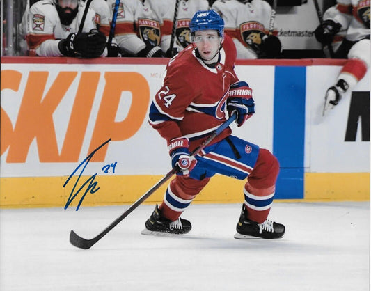 Signed Tyler Pitlick Montreal Canadiens Autographed 8x10 Photo #2 Original