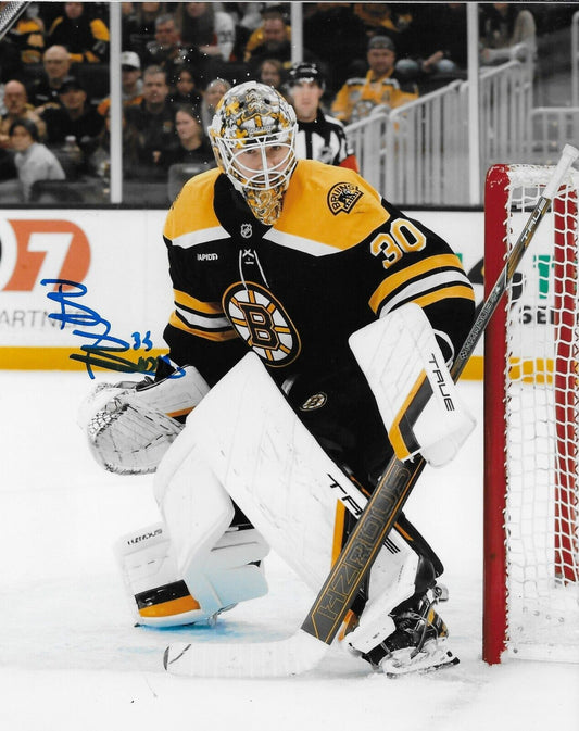 Signed Brandon Bussi Boston Bruins Autographed 8x10 Photo #3 Original