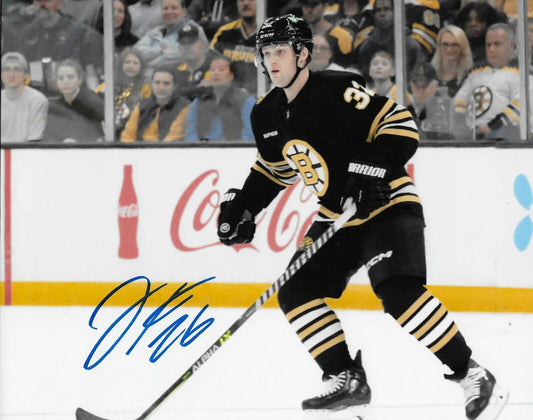 Signed John Farinacci Boston Bruins Autographed 8x10 Photo #1 Original