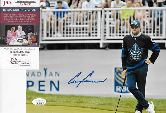 Signed Corey Connors PGA Golf Autographed 8x10 Photo #1 with JSA Authentication