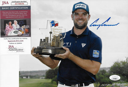 Photo autographiée 8x10 de Corey Connors PGA Golf n°2 avec authentification JSA