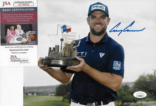 Signed Corey Connors PGA Golf Autographed 8x10 Photo #2 with JSA Authentication