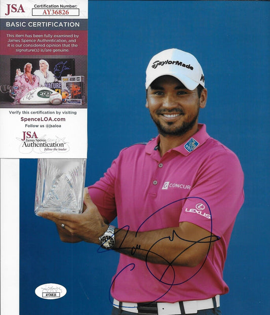 Signed Jason Day PGA Golf Autographed 8x10 Photo #4 with JSA Authentication