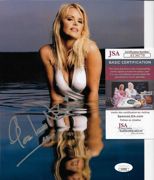 Photo signée Gena Lee Nolin, actrice, mannequin, Baywatch, 8x10, n°1, avec authentification JSA