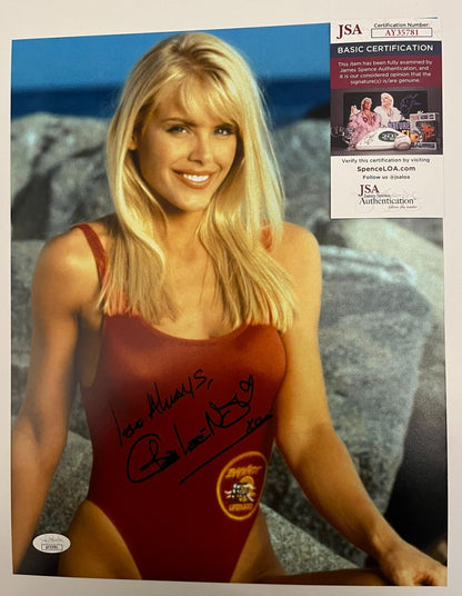 Signed  Gena Lee Nolin Actress Model Baywatch 11x14 Photo #2 JSA Authentication