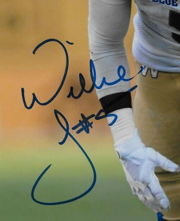 Signed Willie Jefferson Winnipeg Blue Bombers Autographed 8x10 Photo #1 Original