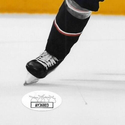 Photo n°1 signée Adam Fantilli des Blue Jackets de Columbus au format 8x10 avec authentification JSA