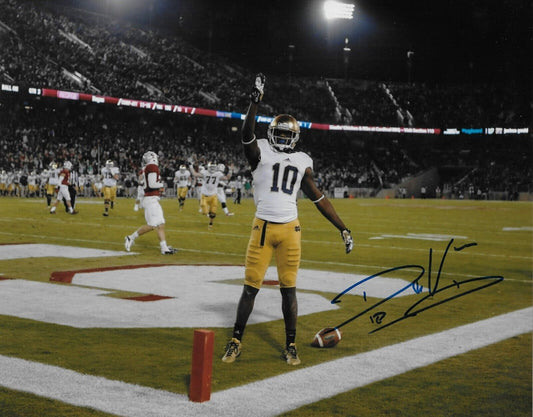 Signed DaVaris Daniels Notre Dame Irish Toronto Argonauts 8x10 Photo #2 Original