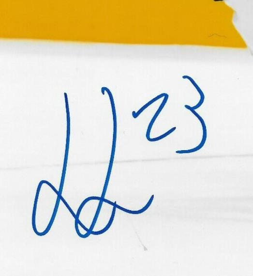 Signed Jonathan Lekkerimaki Vancouver Canucks Autographed 8x10 Photo #1 Original