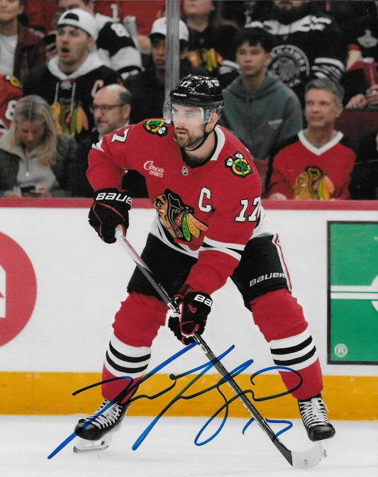 Signed Nick Foligno Chicago Blackhawks Autographed 8x10 Photo #4 Original