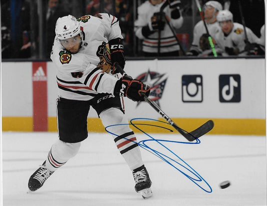 Signed Seth Jones Chicago Blackhawks Autographed 8x10 Photo #1 Original