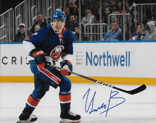 Signed Maxim Tsyplakov New York Islanders Autographed 8x10 Photo #2 Original