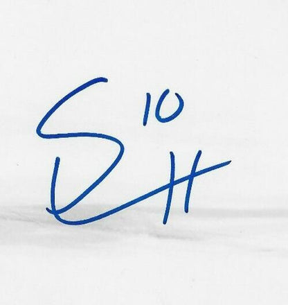 Signed Simon Holmstrom New York Islanders Autographed 8x10 Photo #1 Original