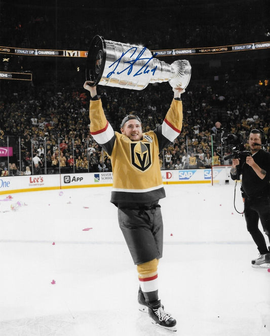 Signed Ivan Barbashev Vegas Golden Knights Stanley Cup 8x10 Photo #2 Original