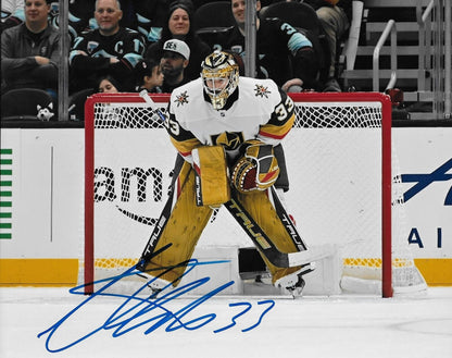 Signed Adin Hill Vegas Golden Knights Autographed 8x10 Photo #1 Original