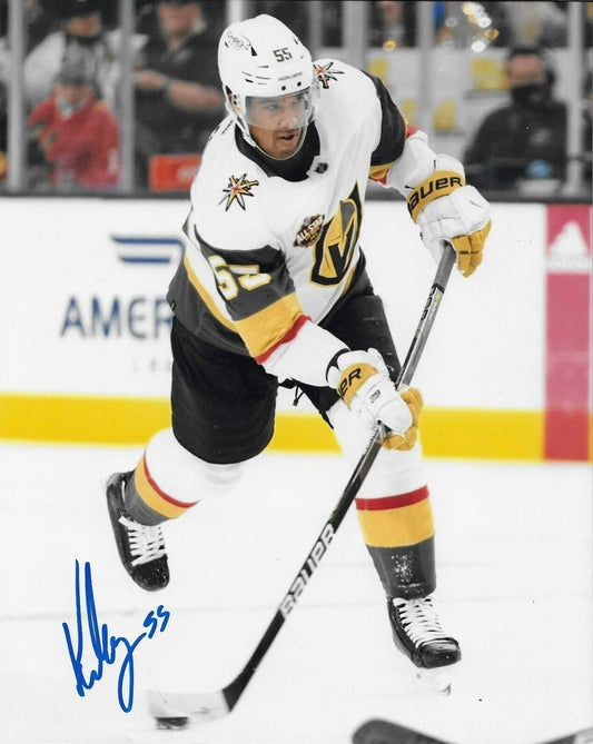Signed Keegan Kolesar Vegas Golden Knights Autographed 8x10 Photo #1 Original