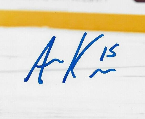 Signed Alexander Kerfoot  Utah Hockey Club Autographed 8x10 Photo #1 Original