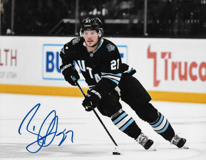 Signed Barrett Hayton Utah Hockey Club Autographed 8x10 Photo #1 Original