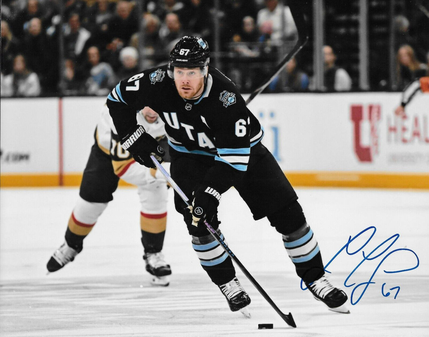 Photo autographiée 8x10 signée Lawson Crouse Utah Hockey Club #1 Original