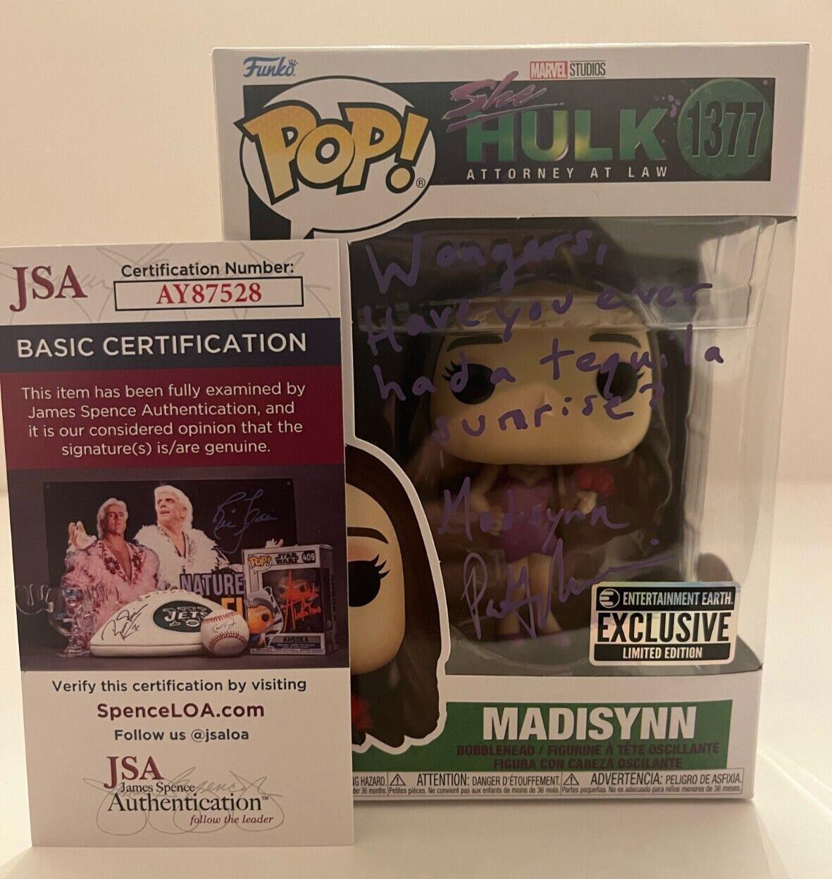 Funko Pop JSA signée Patty Guggenheim dédicacée She Hulk Madisynn