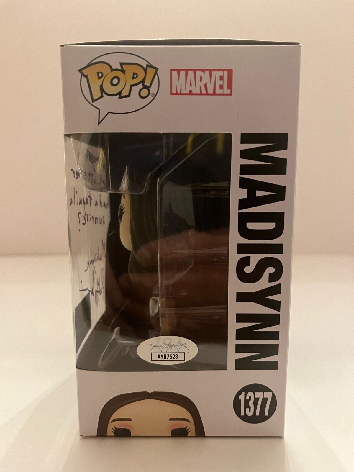 Funko Pop JSA signée Patty Guggenheim dédicacée She Hulk Madisynn