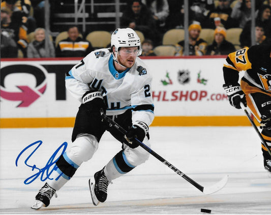 Signed Barrett Hayton Utah Hockey Club Autographed 8x10 Photo #2 Original