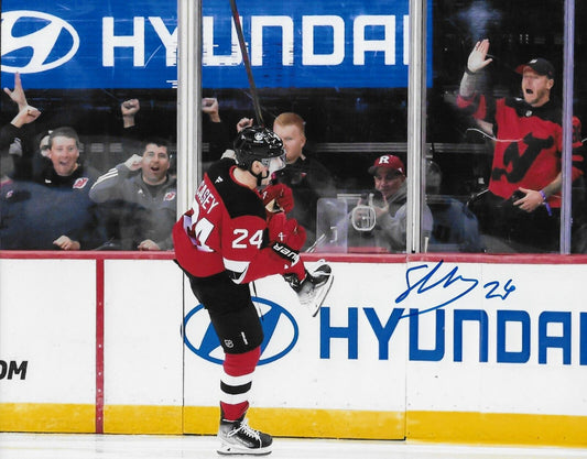 Signed Seamus Casey  New Jersey Devils Autographed 8x10 Photo #2 Original