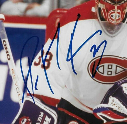 Signed Patrick Roy Montreal Canadiens Hall of Famer 8x10 w JSA Authentication