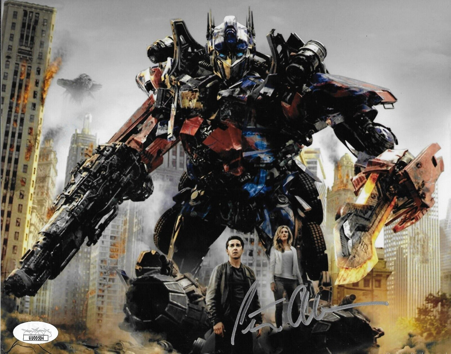 Signed Peter Cullen Optimus Prime Transformers 8x10 Photo #3 JSA Authentication