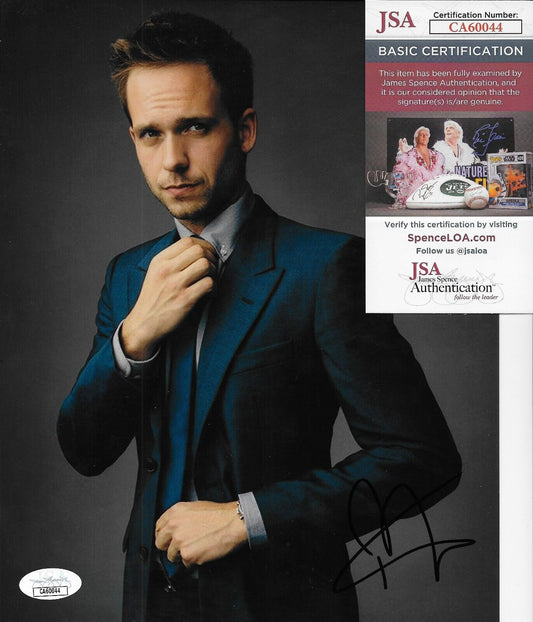 Signed Patrick Adams Suits Original 8x10 Photo #2 with JSA Authentication