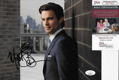 Signed Matt Bomer The Last Tycoon Autographed 8x10 Photo #1 w JSA Authentication