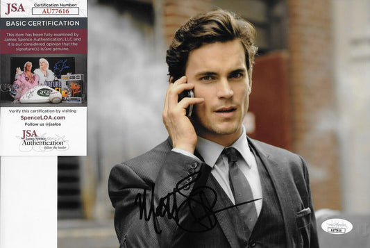 Signed Matt Bomer White Collar Autographed 8x10 Photo #2 with JSA Authentication