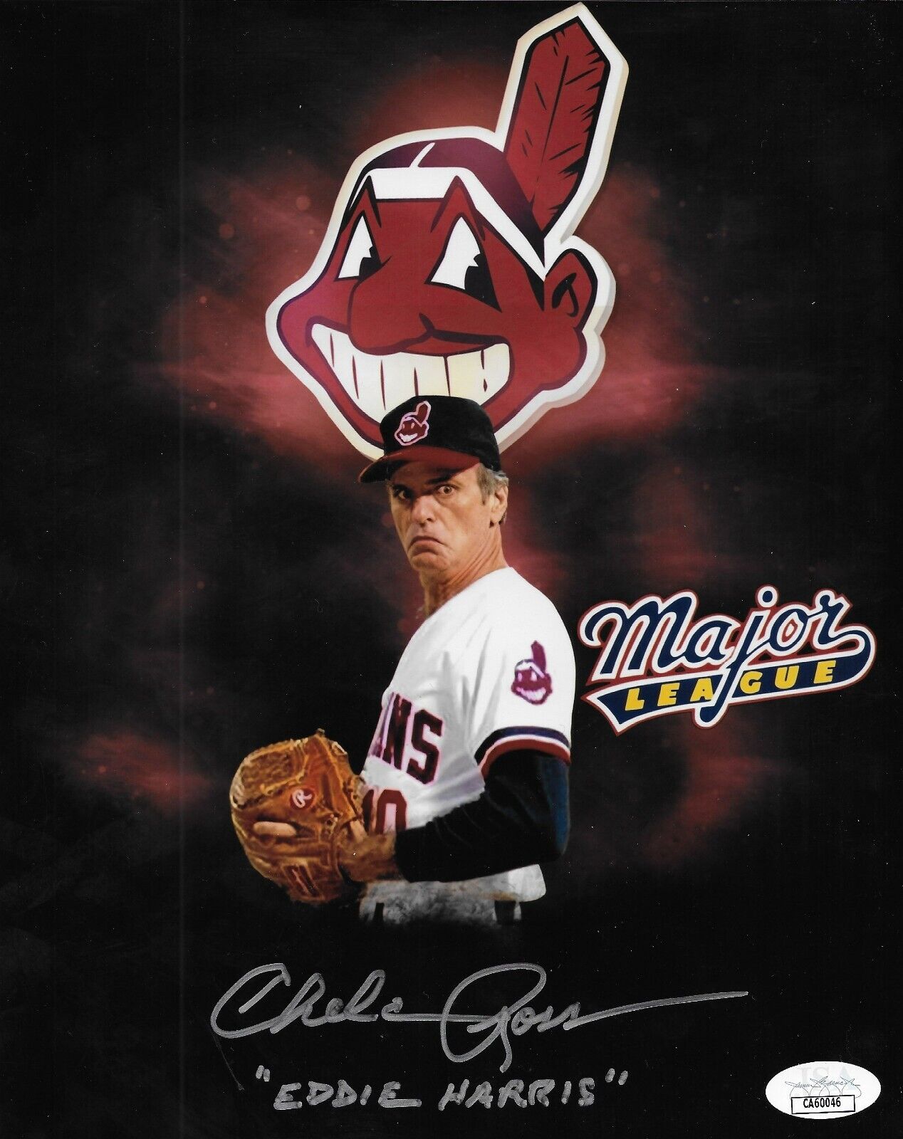 Signed Chelcie Ross Autographed Major League 8x10 Photo #2 w JSA Authentication
