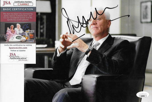 Photo autographiée 8x10 de Malcolm McDowell Entourage #1 avec authentification JSA